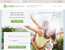 Tablet Screenshot of healthcollective.com